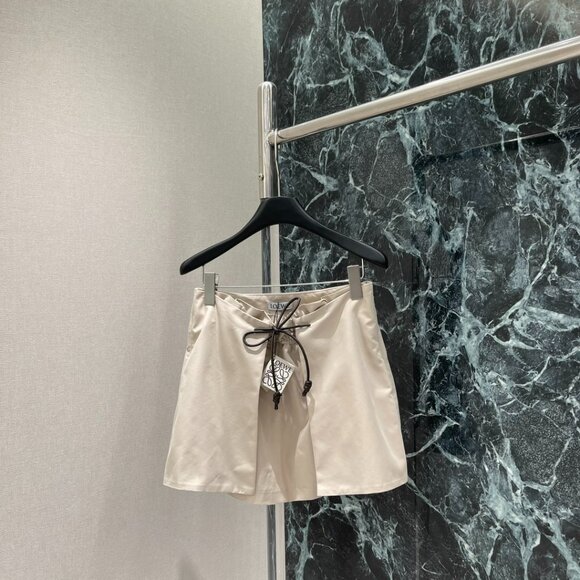 Loewe 2025 New Style Lace-up Midi Skirt